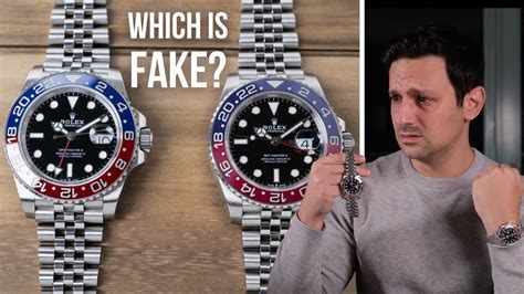 rolex gmt pepsi real vs fake